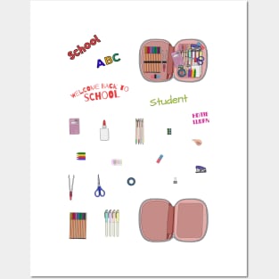 Bundle Set Pack Back to School Posters and Art